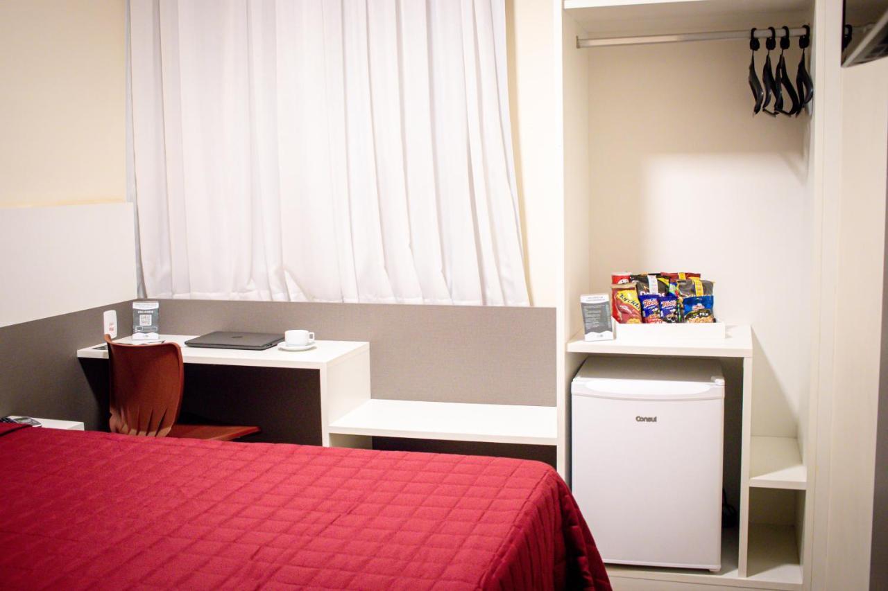 Hotel H2 Congonhas Congonhas  Luaran gambar A typical room at a capsule hotel